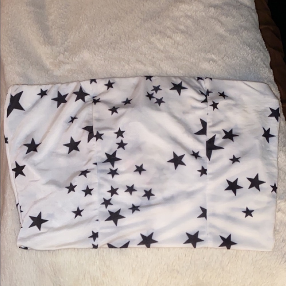 Star tube top, Worn only once!!